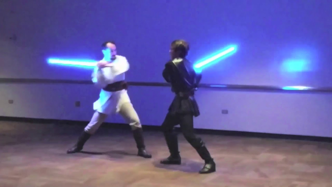 Anakin vs Obi-Wan re-enactment  Revenge of the Sith Live Performance