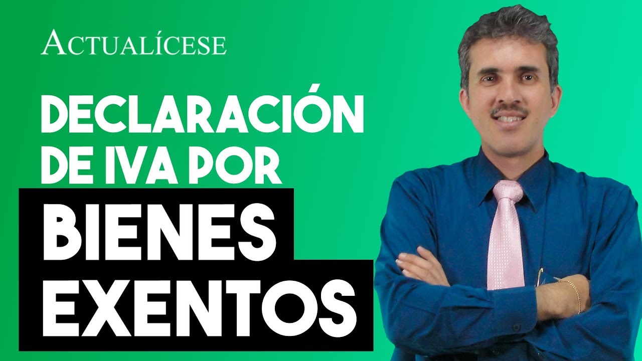 Declaraci&oacute;n de IVA en la venta de productos exentos
