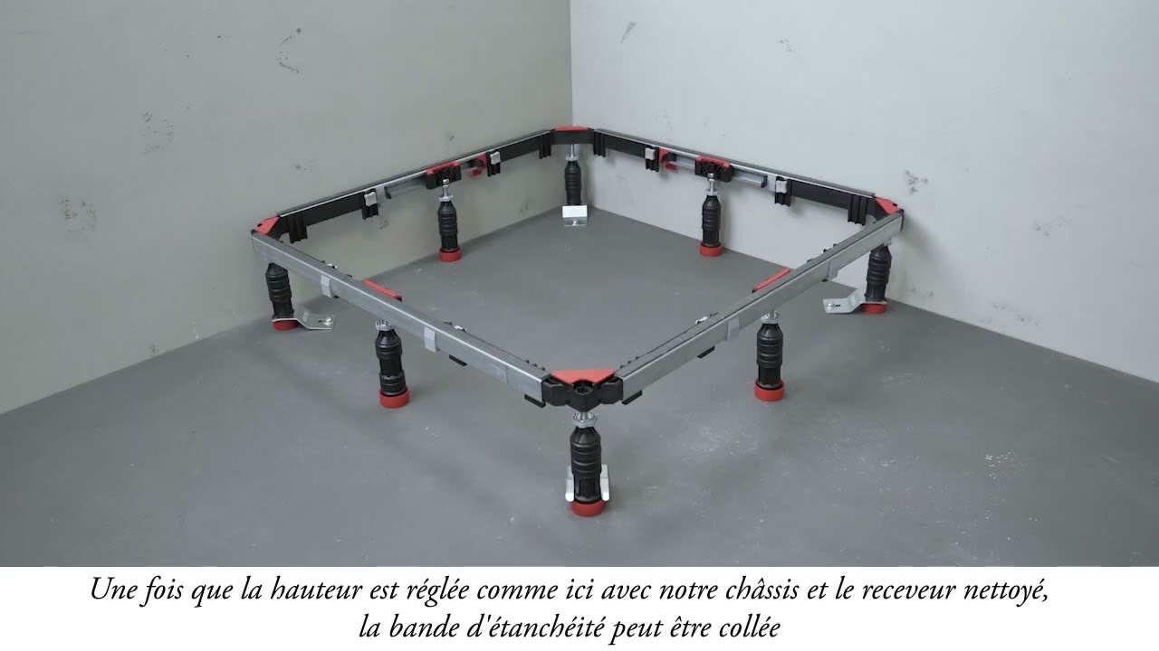 - INSTALLATION - Jacob Delafon - JD PROTECH® - Kit d'étanchéité pour receveur à surélever ou à poser