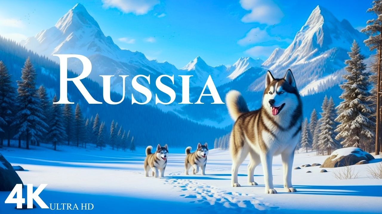 Нетронутая красота России 4K: первозданная дикая природа и невероятные животные