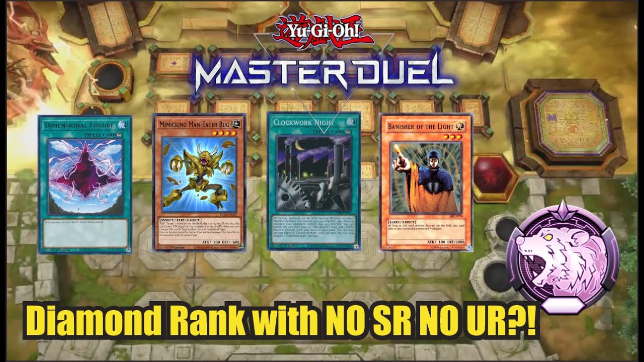 Diamond Rank with NO SR NO UR?! The Ultimate Budget Stun Deck! Master Duel S43