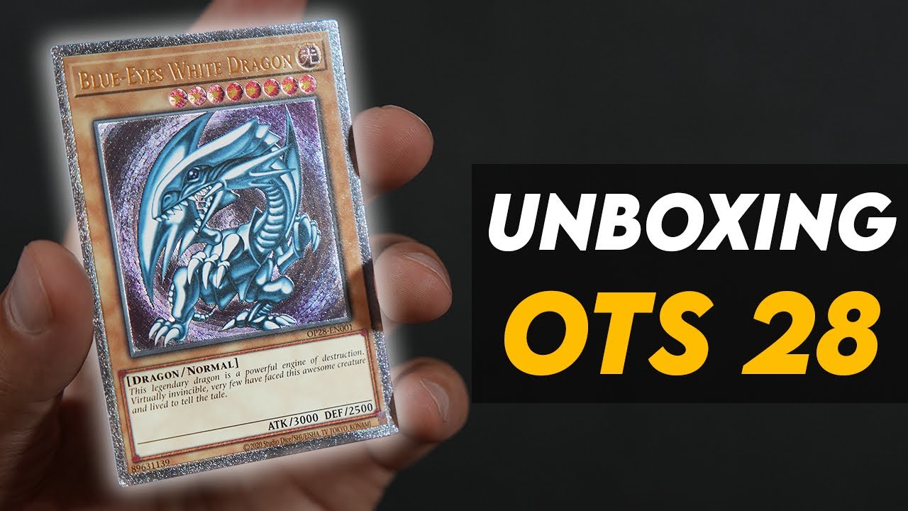 Hunting Ultimate Rare Blue-Eyes White Dragon! OTS Pack 28 Euro Opening!