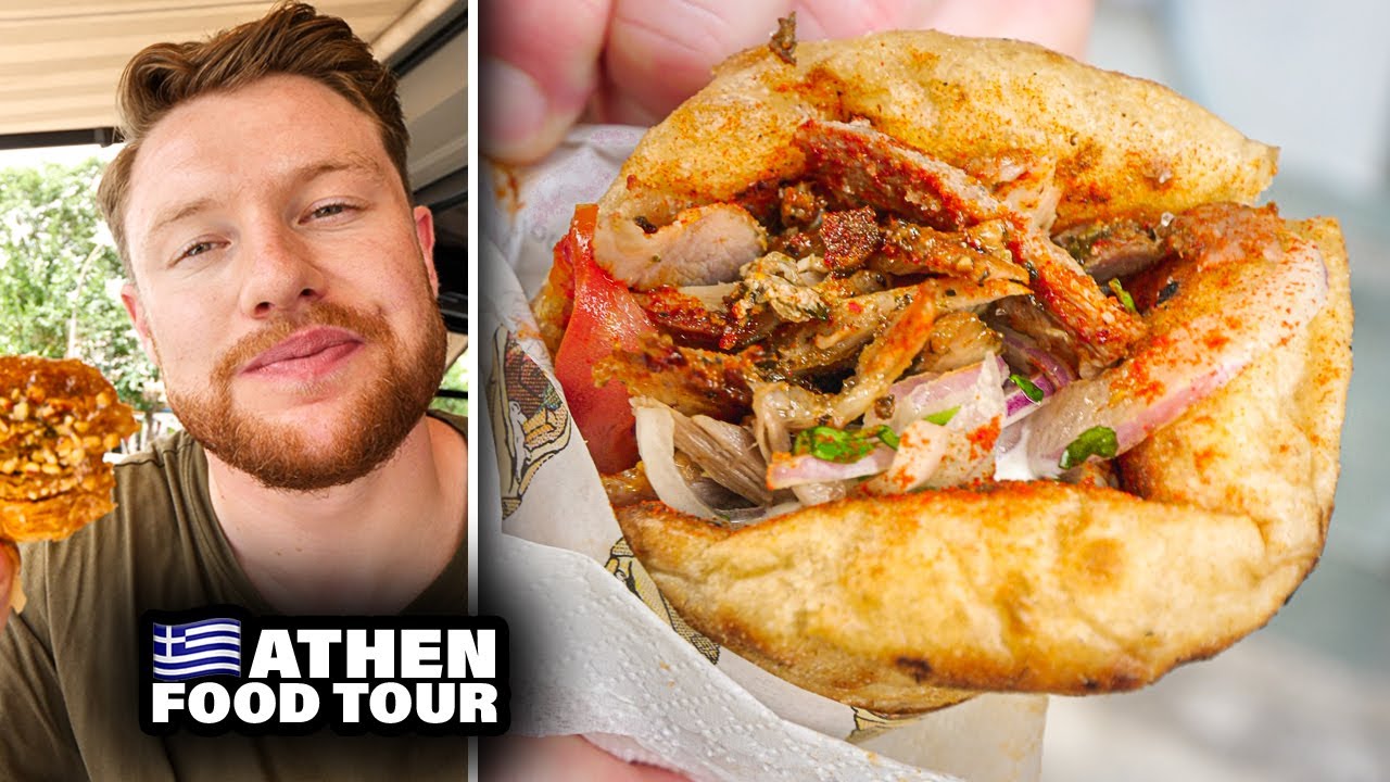 ATHEN FOOD TOUR 2 - Baklava, Gyros, Kebap