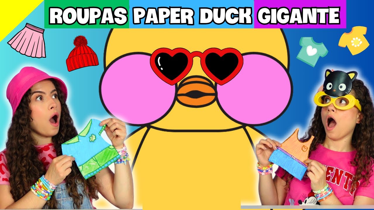ROUPAS para PAPER DUCK GIGANTE! (Parte 2) 😱