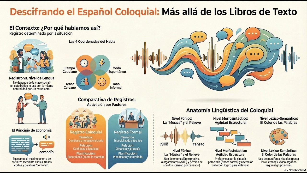 El español que no se enseña. La lengua coloquial: definición y características