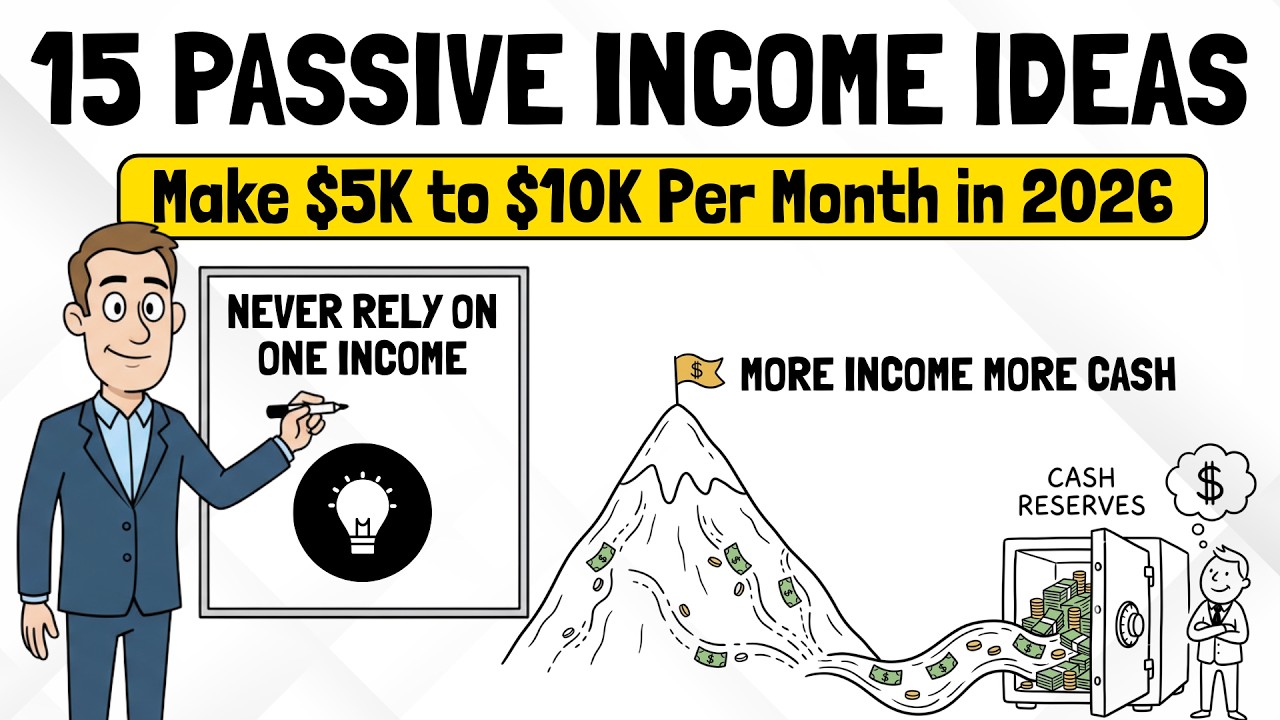 15 Passive Income Ideas for 2026 (Make $5K to $10K Per Month)