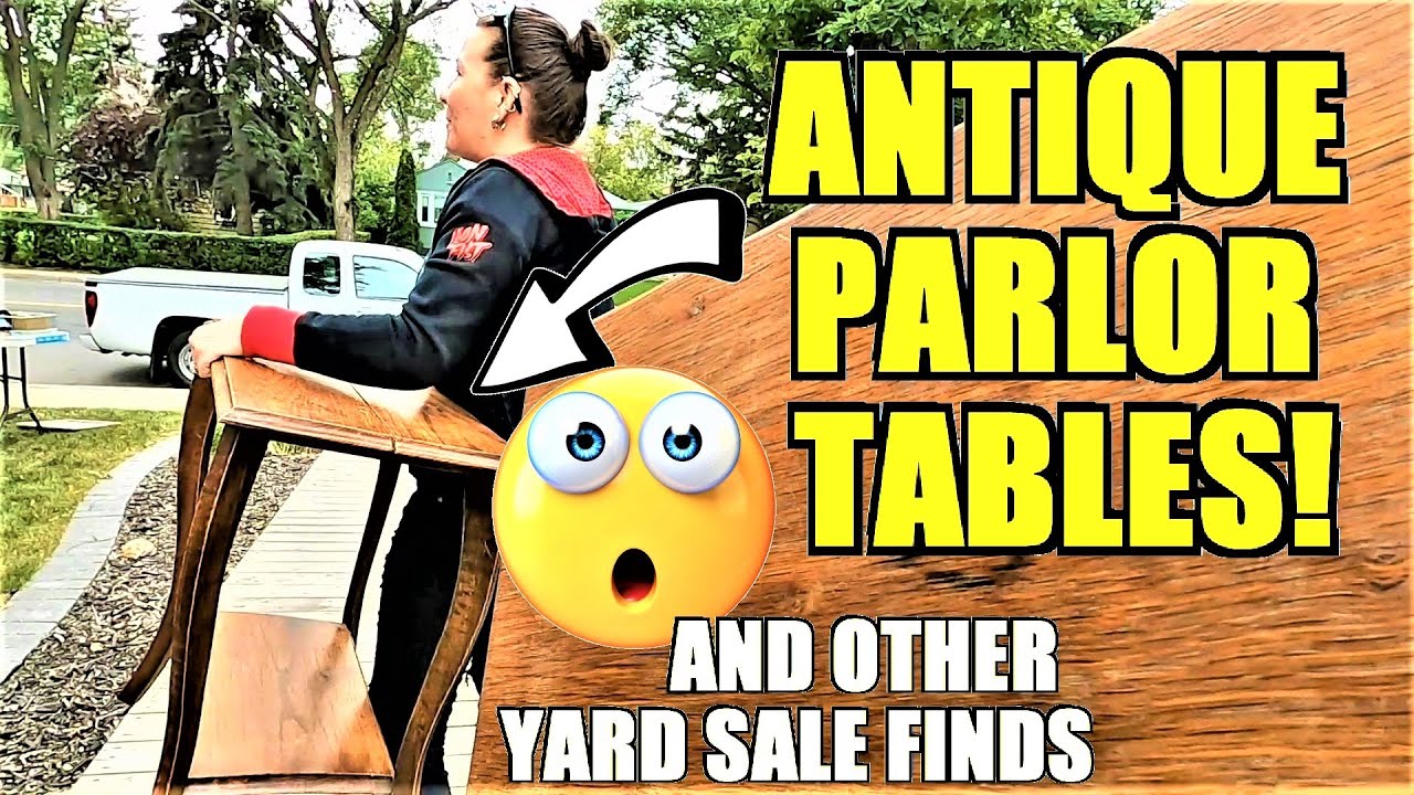 Ep541: ANTIQUE FURNITURE AND HARDWARE GARAGE SALE FINDS!  😀