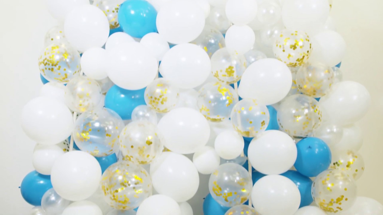 How To Make A Balloon Wall | House Beautiful