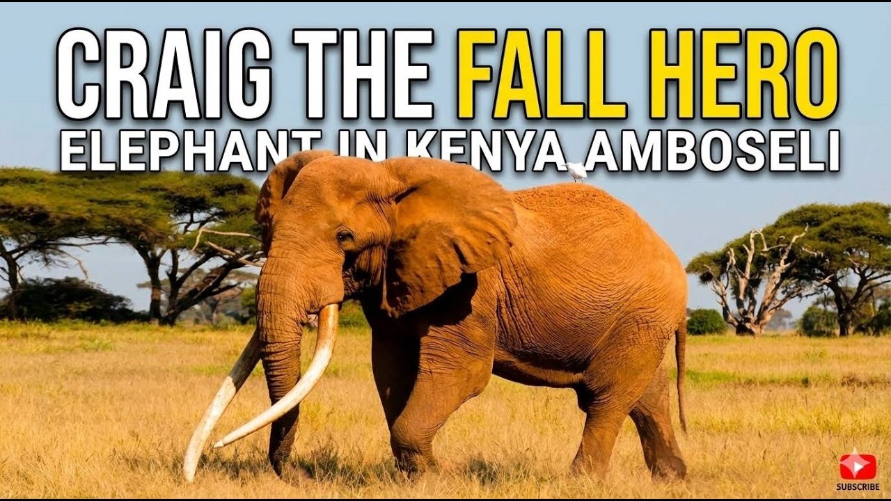 The Tragic Tale of Craig, Amboseli’s Legendary Big Tusker