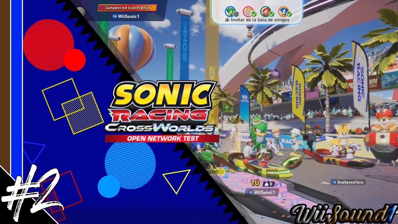 ¡Las Carreras Online son UNA LOCURA! - Sonic Racing: CrossWorlds ONT | Partidas Online