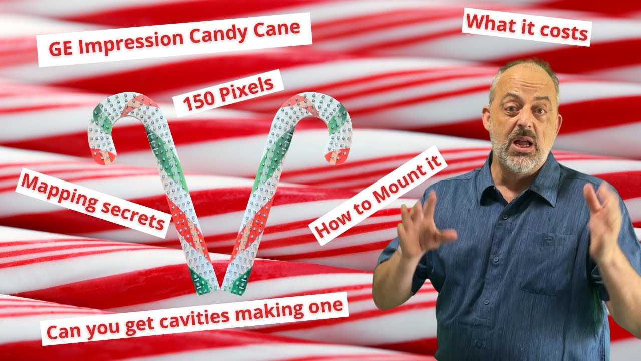 Gilbert Engineering 150 Node HD Candy Cane, how much to build, mount it, mapping and sequencing tips