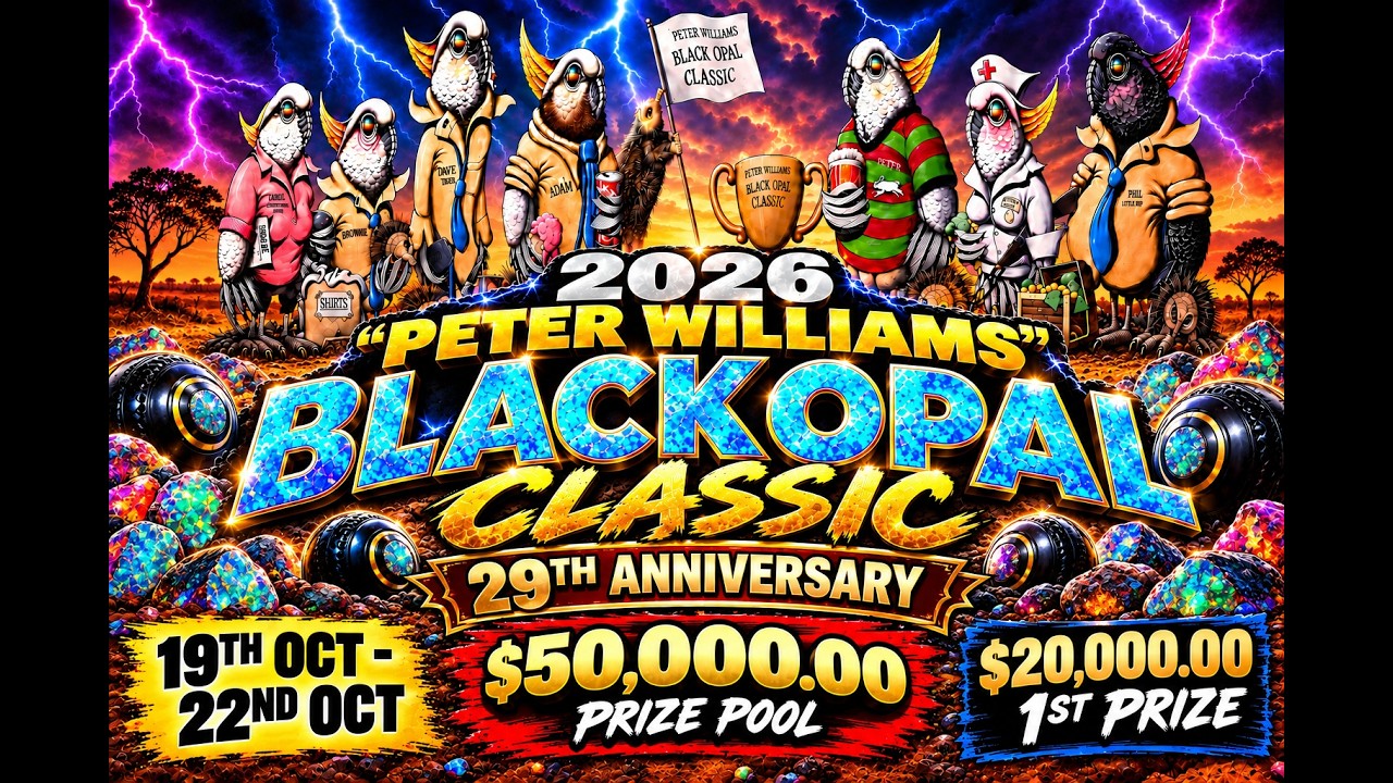 🏆🔴 LIVE | 2026 Peter Williams Black Opal Classic GRAND FINAL | $20,000 On The Line 💎🔥
