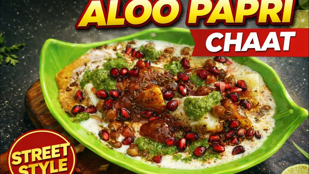 Aloo papri chaat