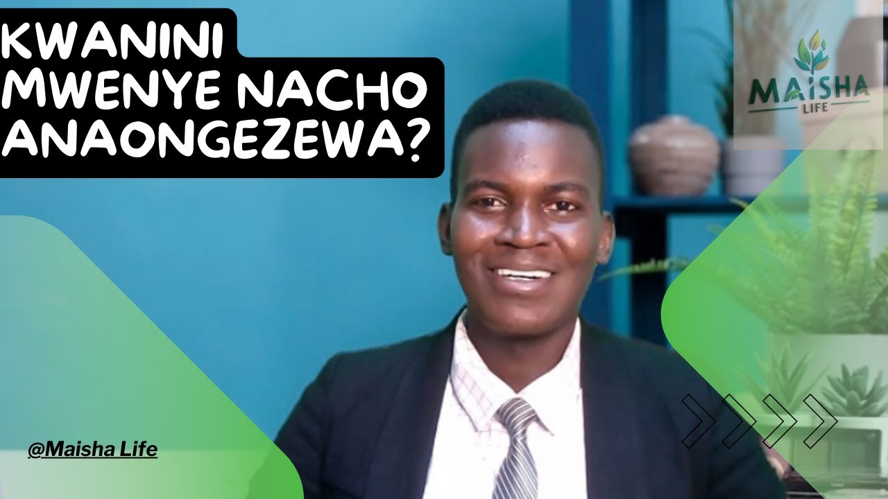 KWANINI  TAJIRI  ATAONGEZEWA  NA  MASKINI ATAZIDI  KUWA  MASKINI