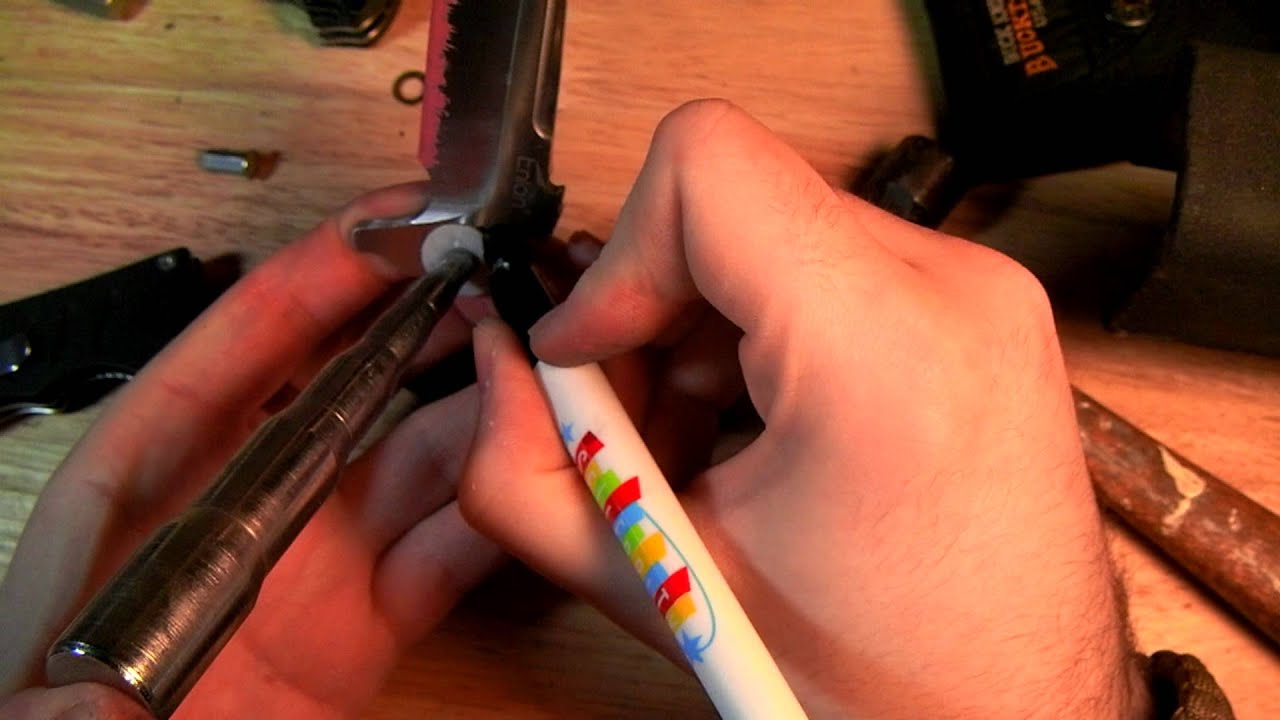 Acid Etch for Folding Knife Blades Tutorial
