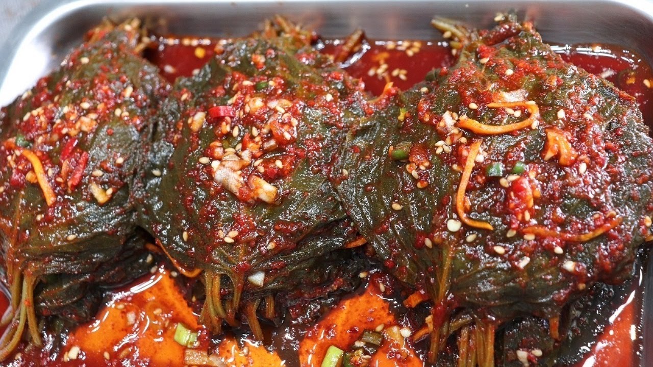 💥판매는 안하나요? 요즘인기급상승 ✔삭힌깻잎김치에 푹~빠졌습니다💯