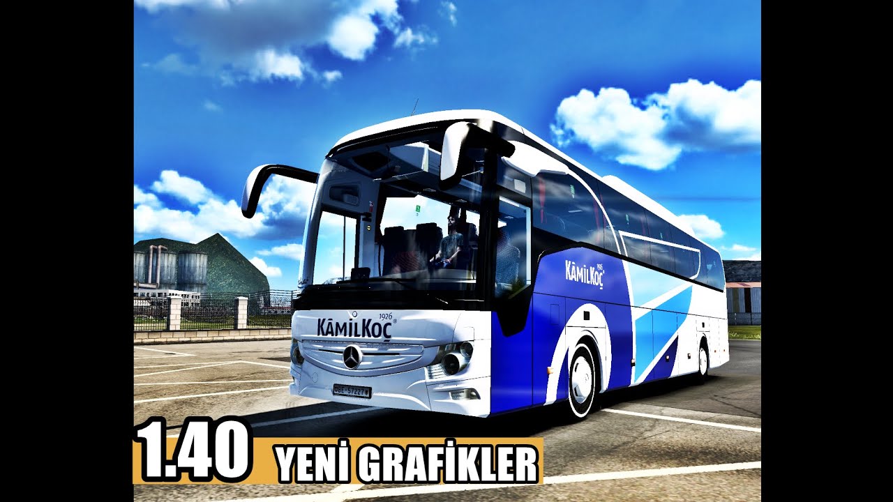 ets2 1.40 YENİ GRAFİKLER  MB-TOURİSMO 16RHD-2018 İLE  (DUİSBURG-CALAİS)
