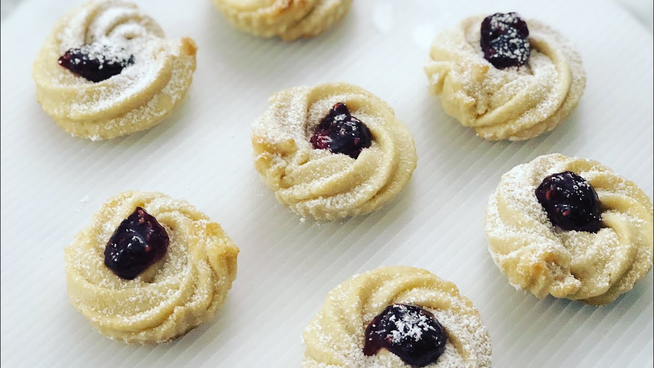 SHORTBREAD SWIRLS - how to bake shortbread cookies