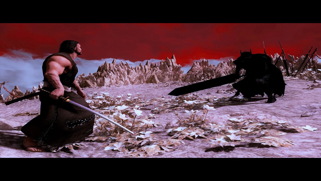Skyrim 𝚾 Berserk: Boss Showdown | Guts, The Black Swordsman