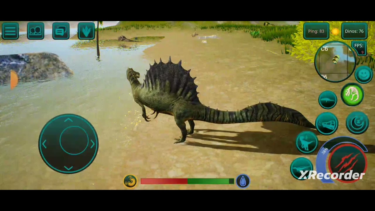 jugando como spinosaurus por primera vez (the cursed isle)