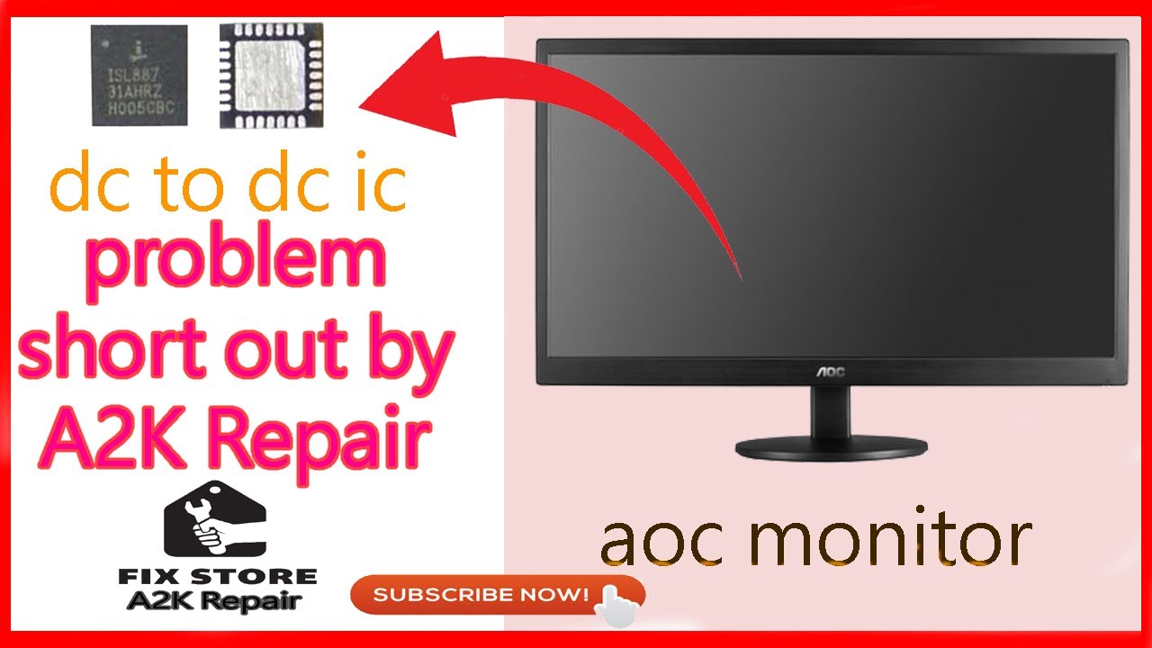 HOW TO REPAIR AOC 16 INCH MONITER MODEL NO E1670Sw