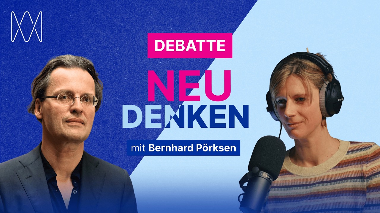 Debatte NEU DENKEN mit Bernhard Pörksen und Maja Göpel