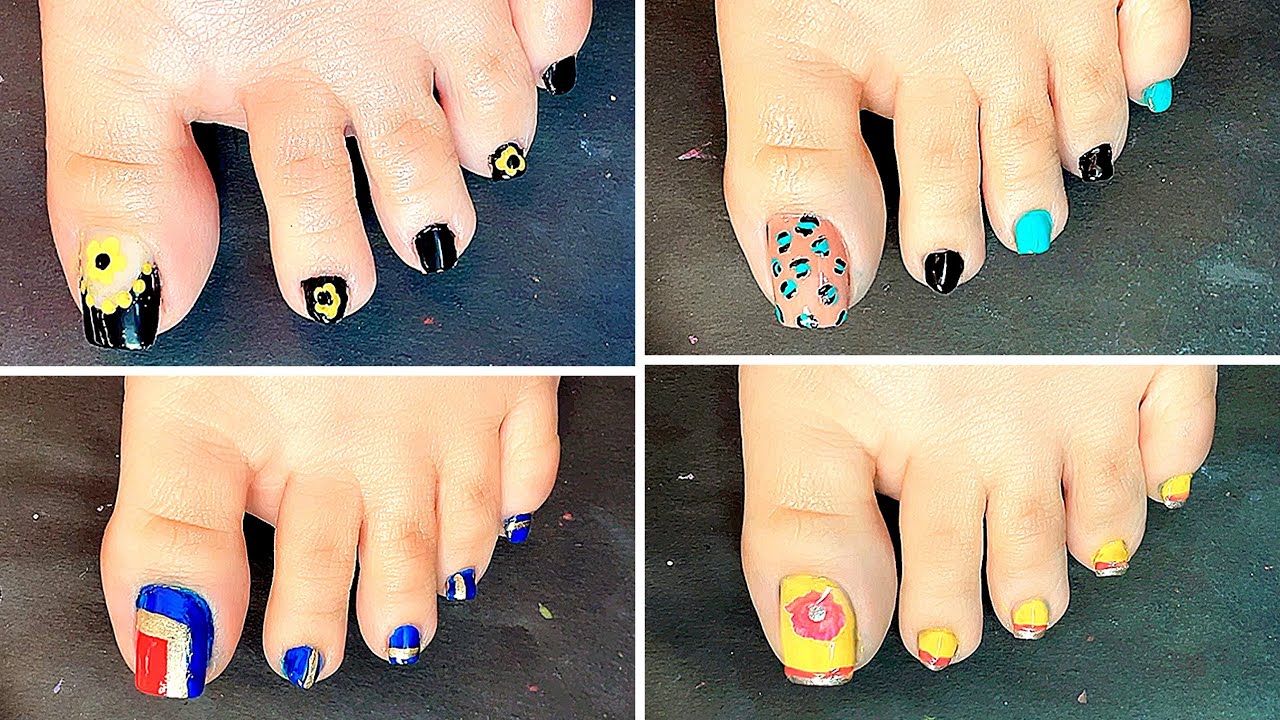 Best Foot Nail Art | Beautiful Toe Nail Design Compilation for Beginners | Toe Nail Design #nails