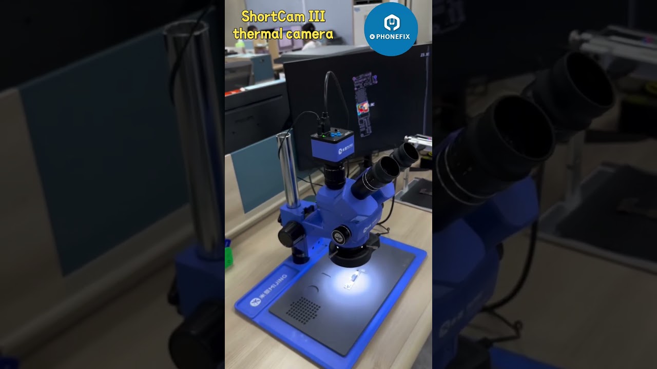 Use ShortCam III Thermal Camera With Microscope Camera & Display