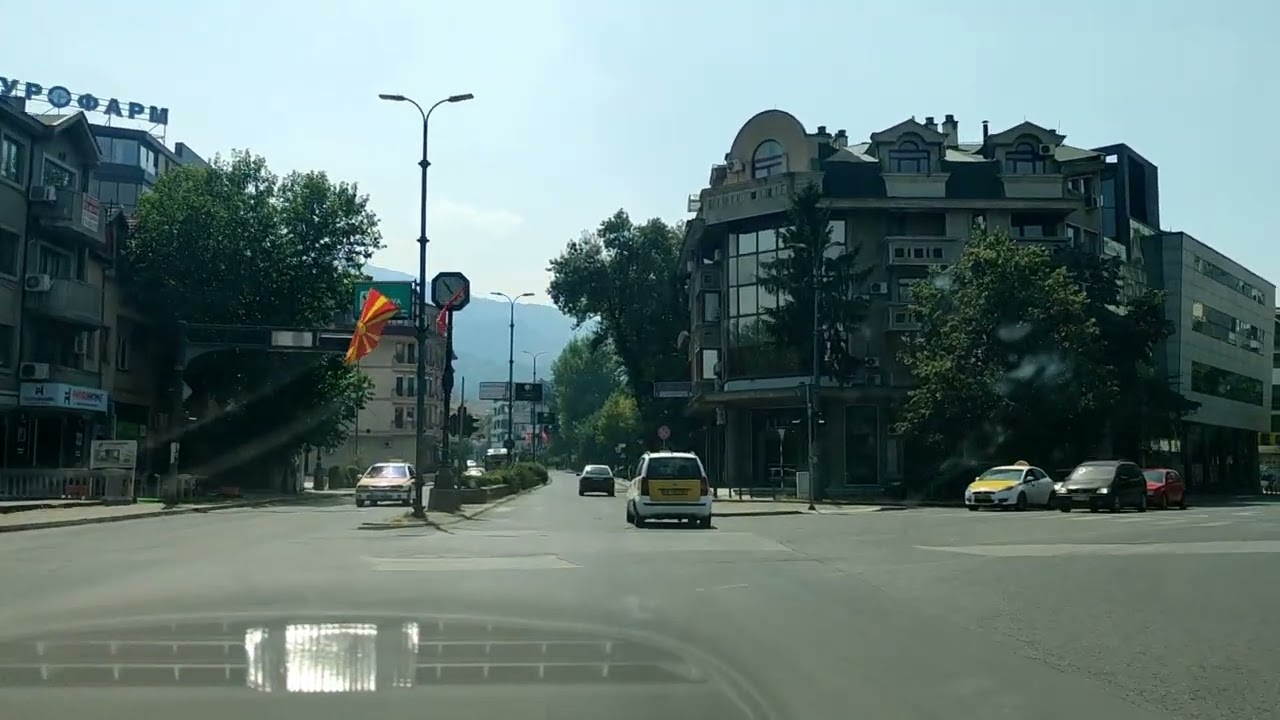 Driving Vodno Skopje Macedonia 2024