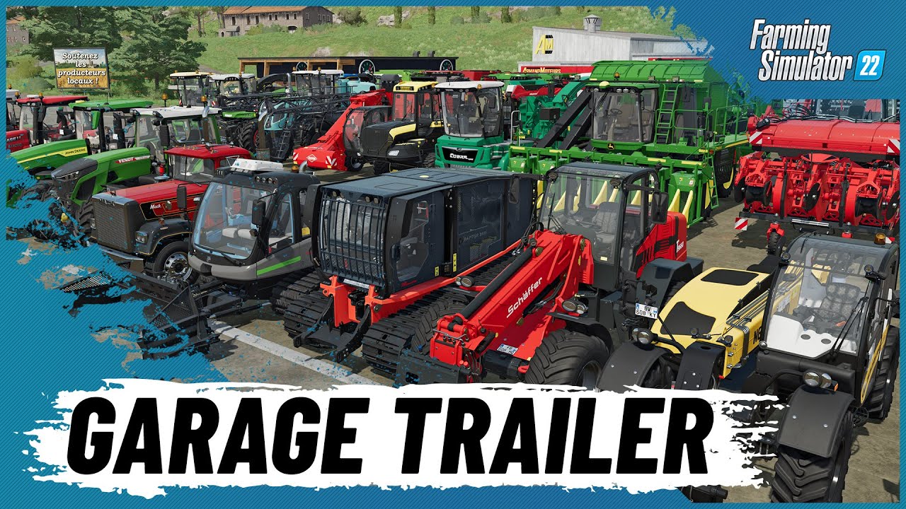 🚜 Machines of Farming Simulator 22: Garage Trailer