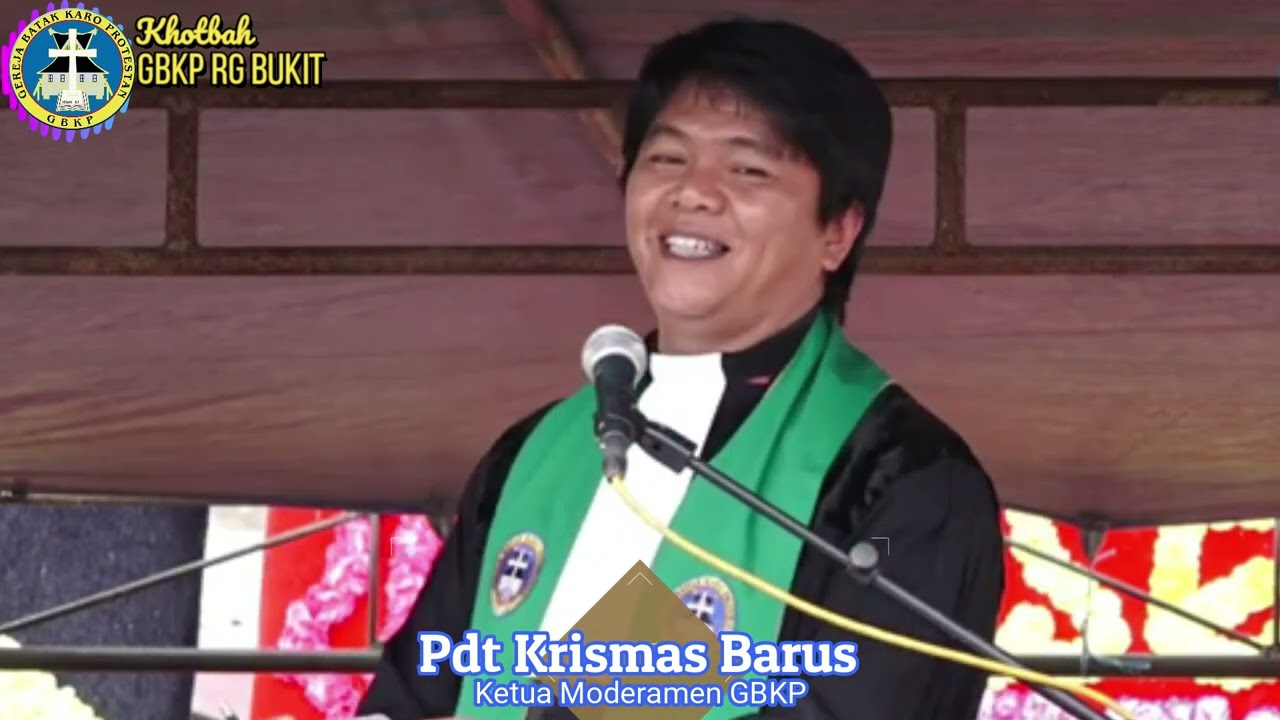 Pdt Krismas Imanta Barus di  GBKP Bukit Part 2