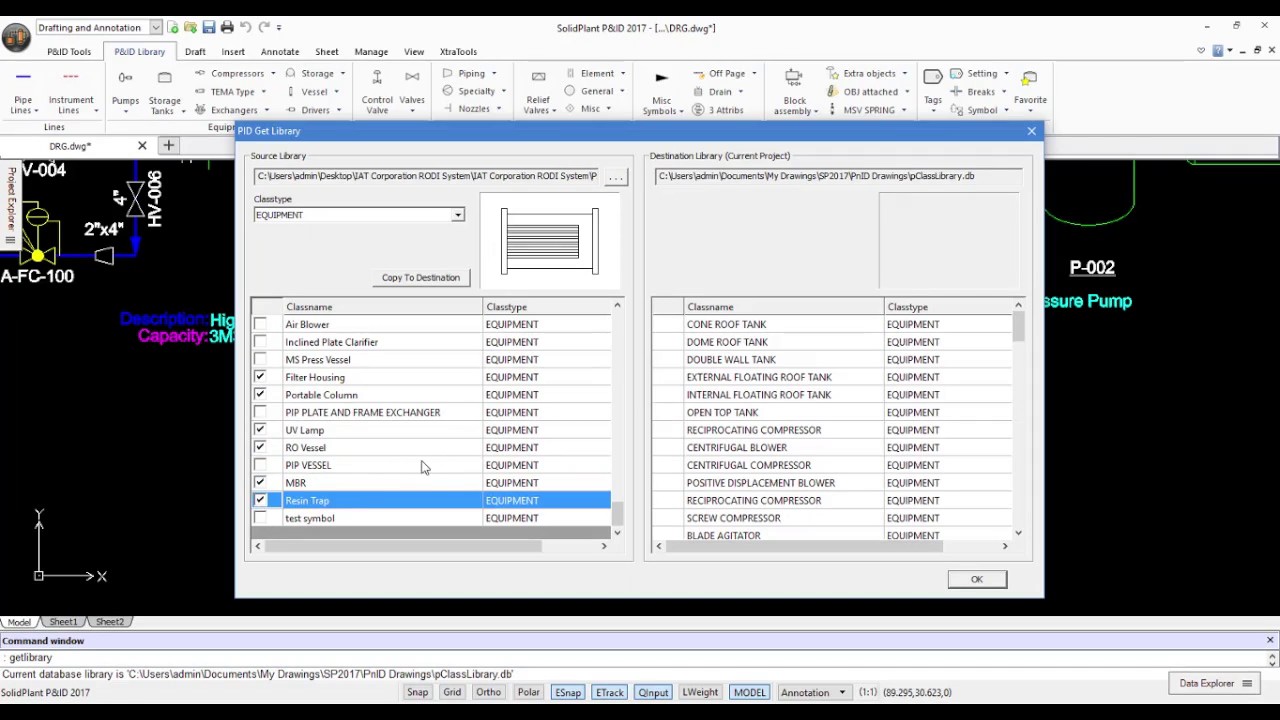 SolidPlant P&ID 2017: Import Symbol