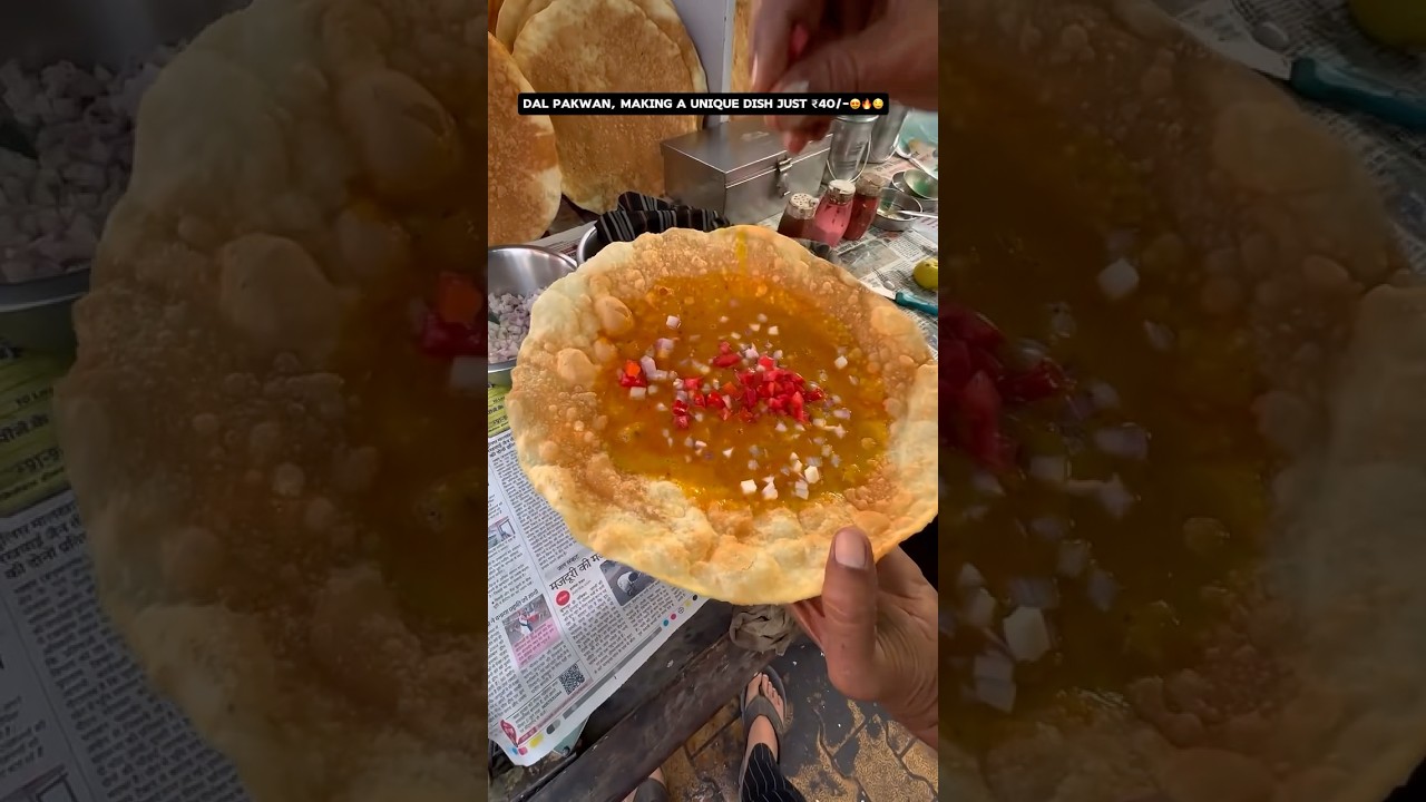 Dal pakwan makin😍 a unique dish🔥 Just for ₹40/- #shorts #food