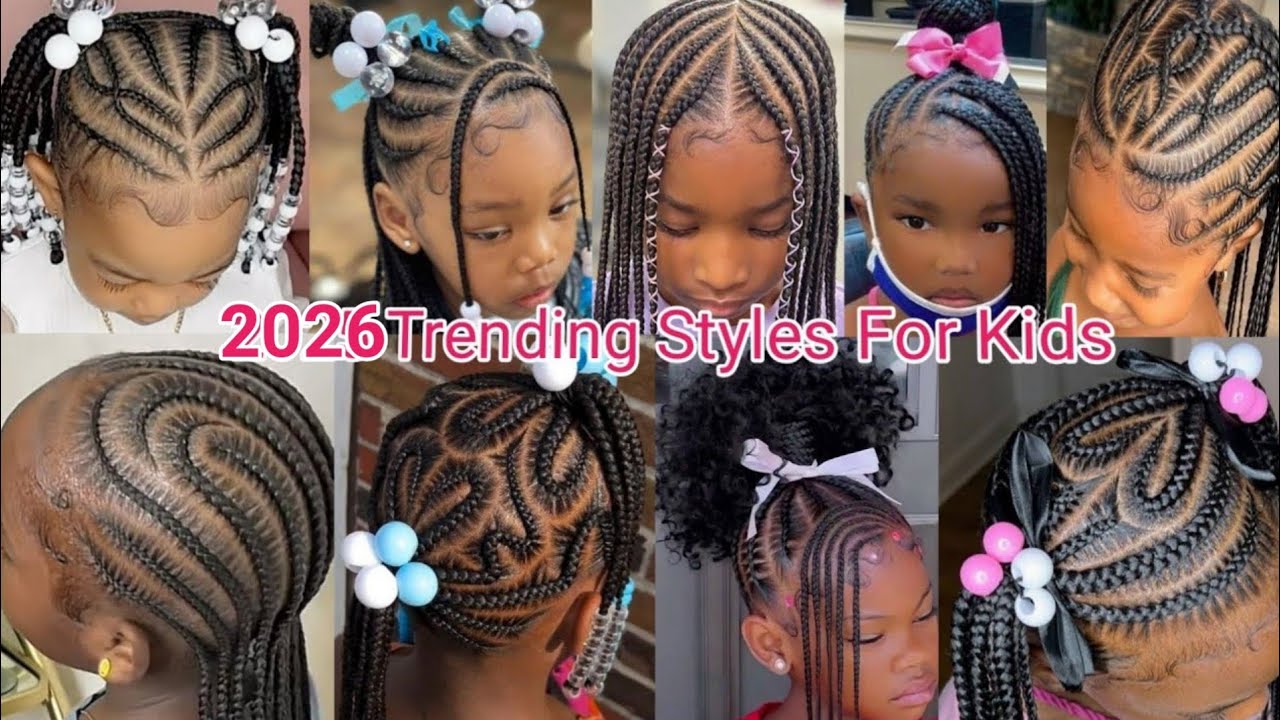 🦋💞Latest Braided Hairstyle Inspiration // 2026 Kids Hairstyles Your Child Should Rock.