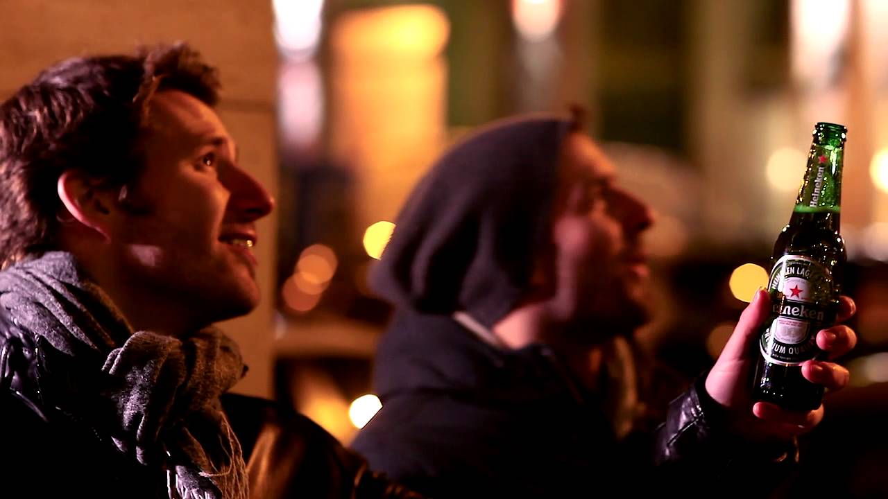 Heineken 3D light show Budapest