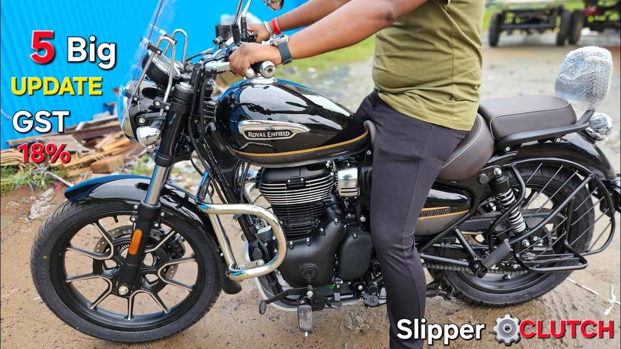 1ST Ride Review⚡️2025 Royal Enfield Meteor 350 New Colour & Slipper Clutch⚙️ UPGRADE Full Review 
