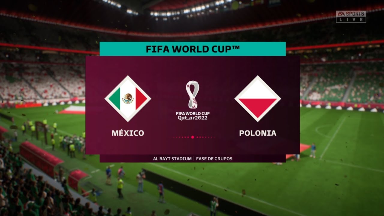 FIFA 23 - Mexico vs Polonia - FIFA WORLD CUP QATAR 2022 - FASE DE GRUPOS - PS5 GAMEPLAY 