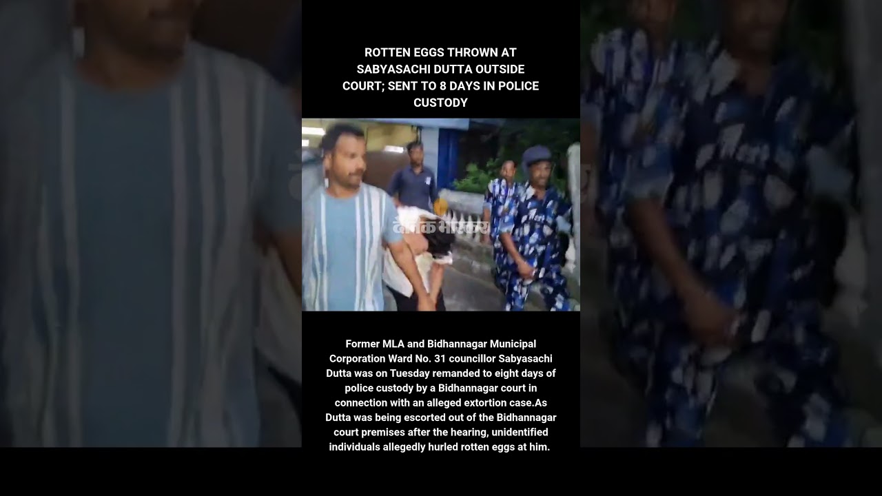 Rotten Eggs Thrown at Sabyasachi Dutta Outside Court; Sent to 8 Days in Police Custody