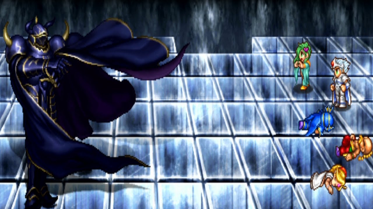 Final Fantasy IV (PSP) Cecil And Rydia Take On Golbez HD 1080p