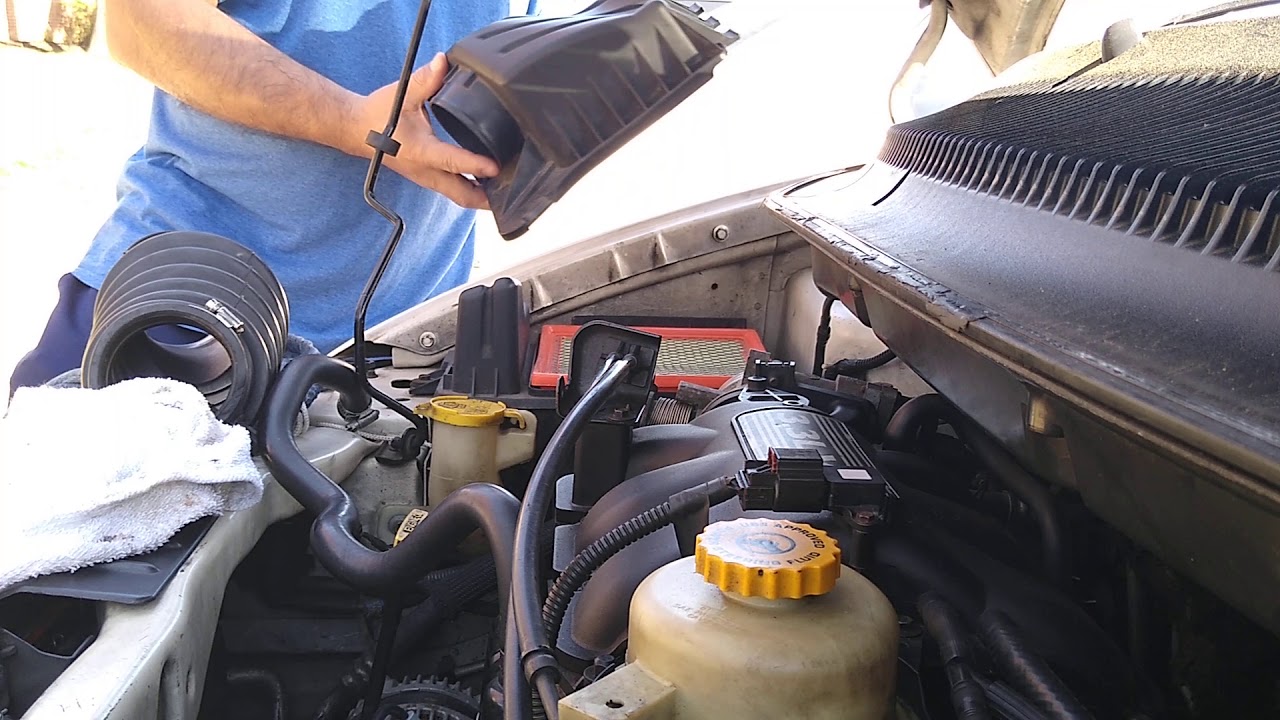Limpieza de cuerpo de aseleracio de dodge Caravan 2003