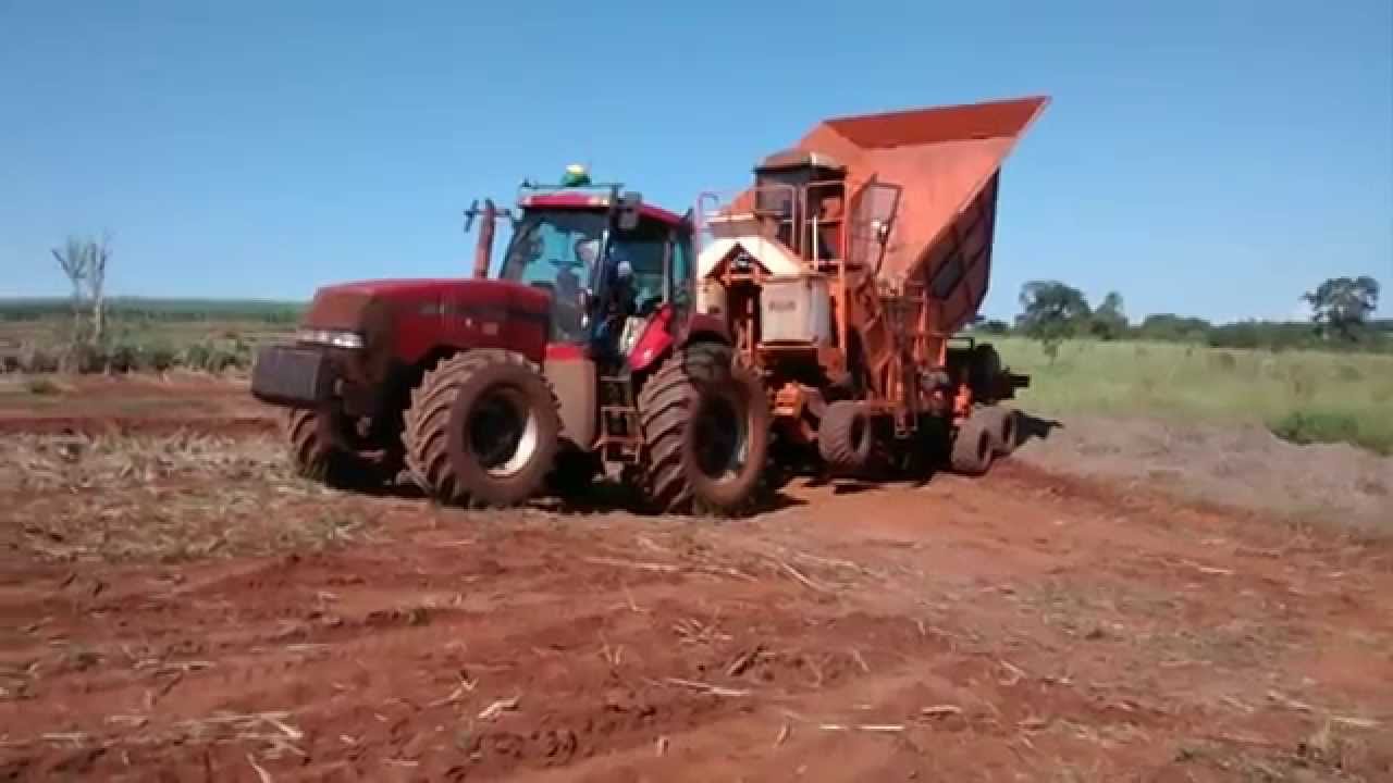 Plantadeira de cana Usina São Fernando - Dourados MS