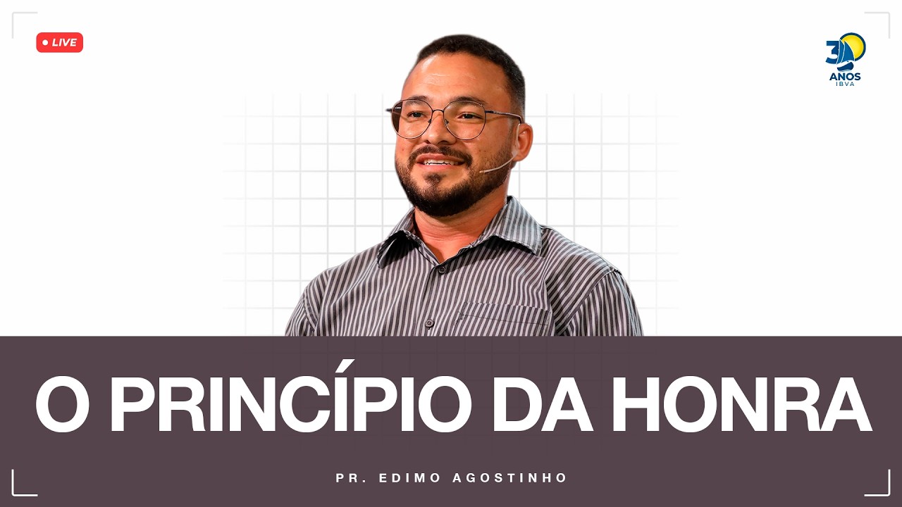 Culto de Consagração | O princípio da Honra | Pr. Edimo Agostinho - 11/03/2026