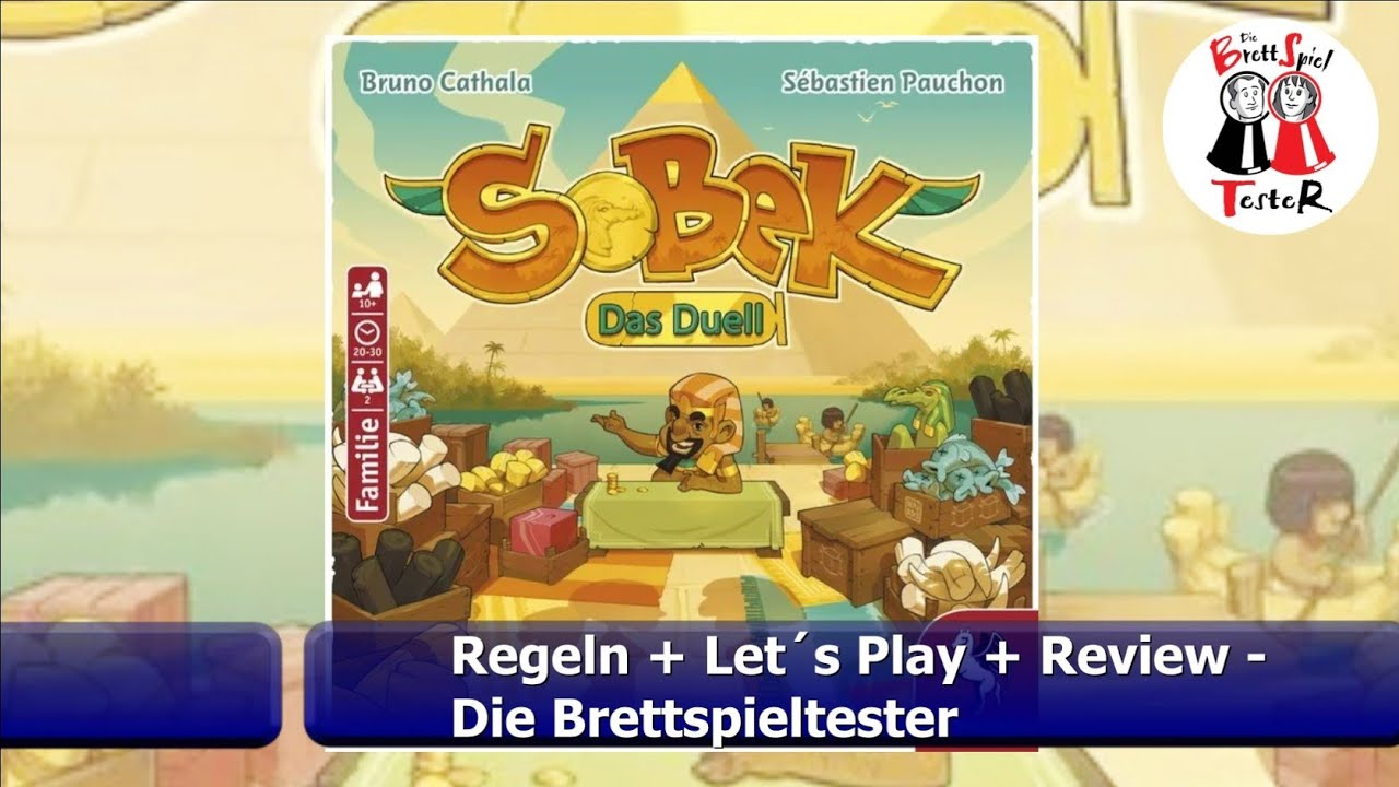 Sobek Das Duell von Pegasus Spiele - Regeln + Let´s Play + Review - Brettspiel -Die Brettspieltester