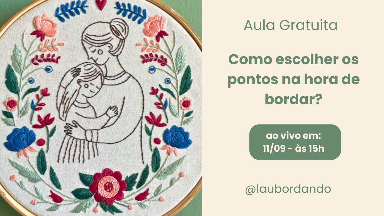 Como escolher os pontos na hora de bordar?