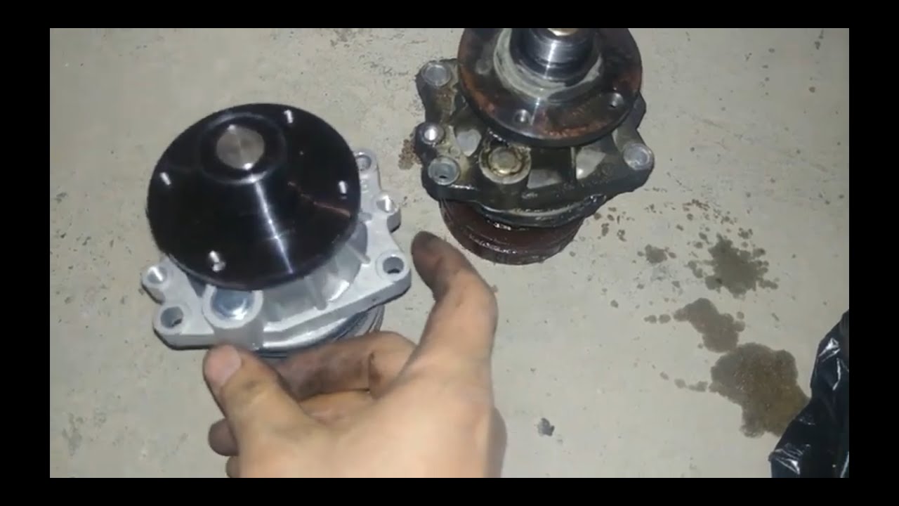 Замена помпы BMW E34 M50