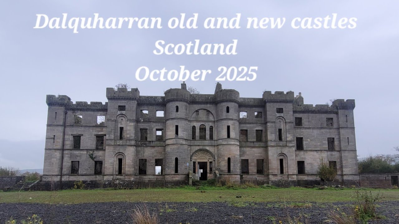 Dalquharran castles, Scotland 