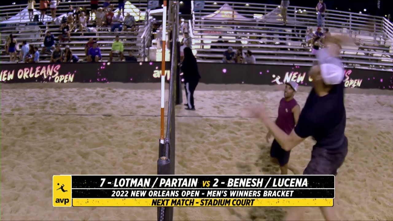 AVP NOLA 2022 | Benesh/Lucena vs. Lotman/Partain | Stadium Court | Pro Series