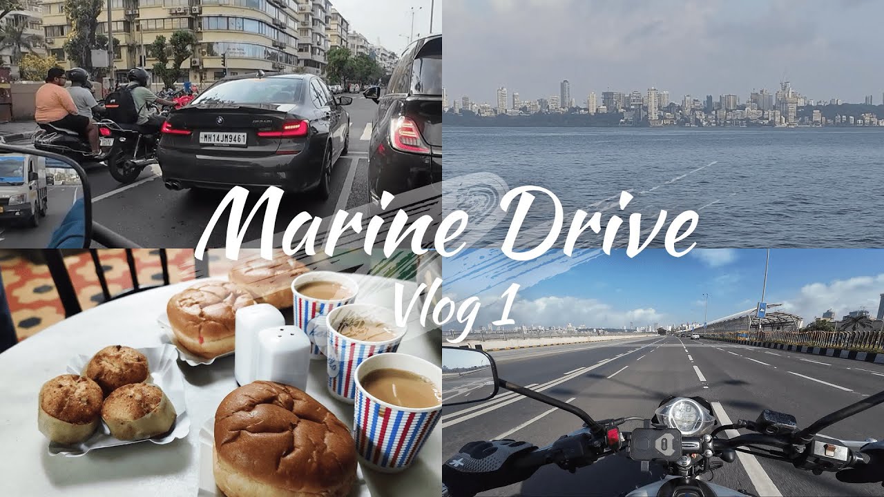 Marine Drive Ride | B. Merwans | Vlog 1