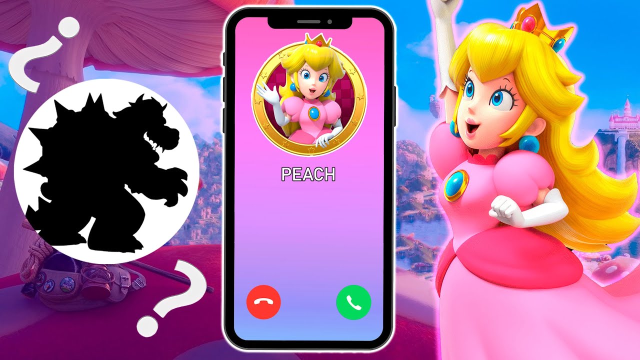 LLAMADA con la PRINCESA PEACH 💗🌸 | Quiere Jugar contigo ADIVINA EL PERSONAJE 😱🙌