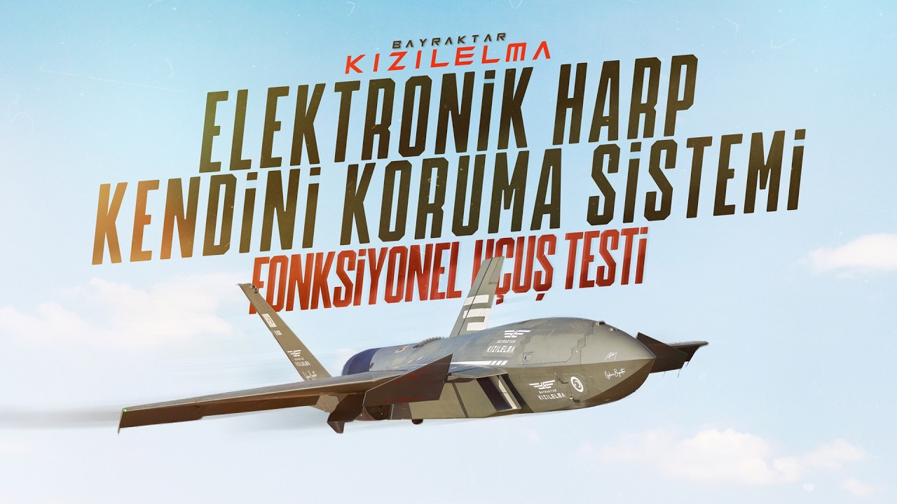 Bayraktar #KIZILELMA | Elektronik Harp Kendini Koruma Sistemi Fonksiyonel Uçuş Testi
